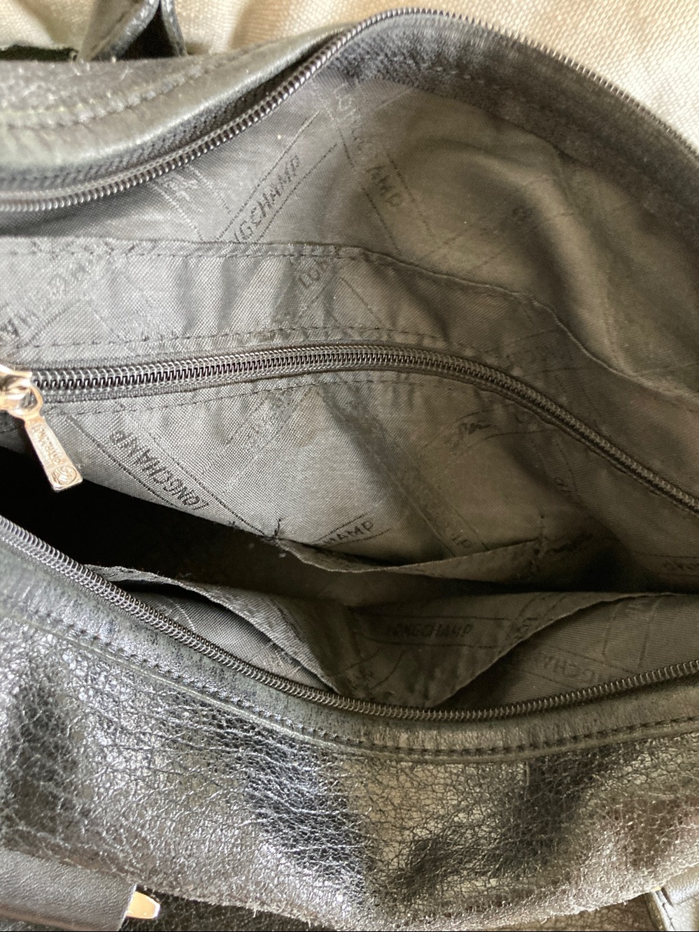 Longchamp Black Leather Bag - Picture 7 of 7